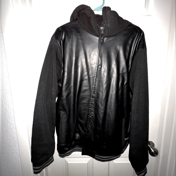 Original Deluxe Other - Men’s faux leather hoodie